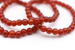 Carneol Kugel Armband 6 mm