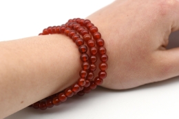 Carneol Kugel Armband 6 mm