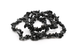 Sch�rl (schwarzer Turmalin) Splitterarmband 3-er Set