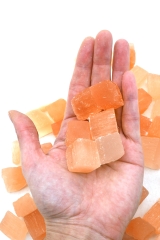 Selenit Rohst�cke orange klein