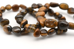 Schneeflocken Obsidian Trommelstein Armband