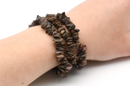 Jaspis Splitterarmband 5-er Set