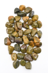 Jaspis gr�n/gelb Trommelsteine