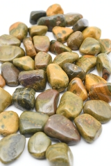 Jaspis gr�n/gelb Trommelsteine