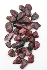 Rhodonit Trommelsteine handpoliert