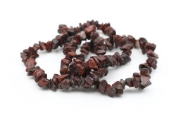 Jaspis rot/braun Splitterarmband 5-er Set