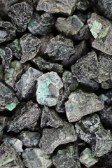 Emerald rough stones