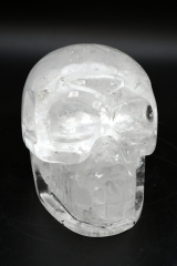 Bergkristall Sch�del Gravur - Einzelst�ck