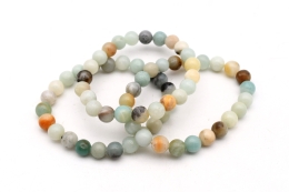 Amazonit Kugel Armband 8 mm