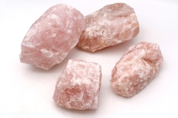 Rosenquarz Rohware A-Qualit�t ab 80 mm