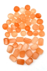 Selenit orange Trommelsteine