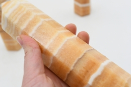 Orangen Calcit - Aragonit Spitzen