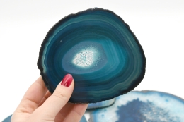 Achat Scheiben teal