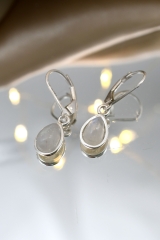 Regenbogen Mondstein Ohrringe