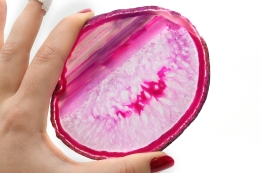 Agate Slices Pink