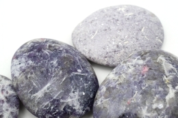 Lepidolite with rubellite soapstones jumbo