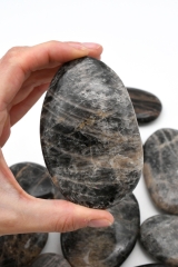 Moonstone black soapstones Jumbo