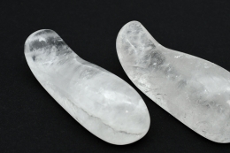 Bergkristall Massagestein