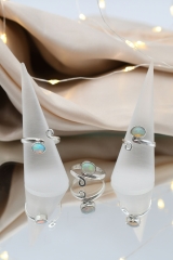 Opal Ring 925er Silber