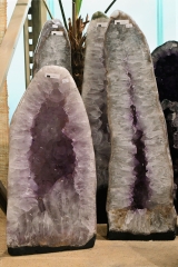 Amethyst Drusen polierte R�ckseite