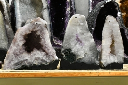 Amethyst Drusen polierte R�ckseite