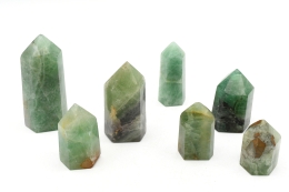 Fluorite points green Madagascar
