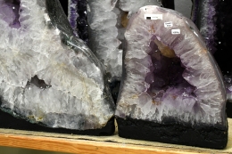 Amethyst Drusen polierte R�ckseite
