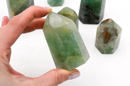 Fluorite points green Madagascar