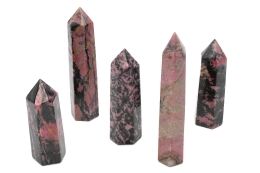 Rhodonite points