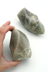 Moonstone Green (Garnierite) Flame Shape