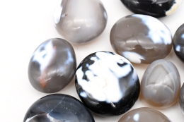 Orca Achat Jumbo Trommelsteine