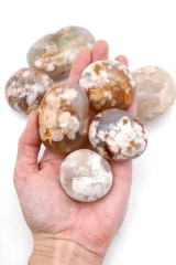 Kirschbl�ten Chalcedon Trommelsteine Jumbo