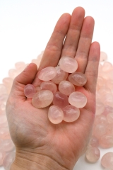 Rose Quartz Tumbled Stones (mini - medium)