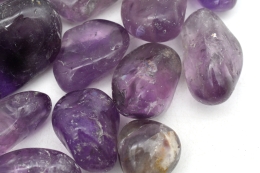 Amethyst tumbled stones jumbo