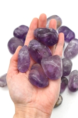 Amethyst tumbled stones jumbo