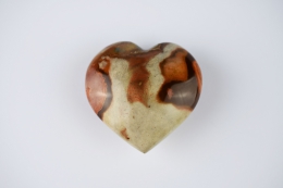 Polychrom Jaspis Herz 40 - 60 mm