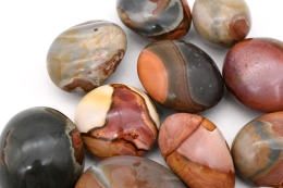 Polychrom Jaspis Trommelsteine Jumbo