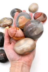 Polychrom Jaspis Trommelsteine Jumbo