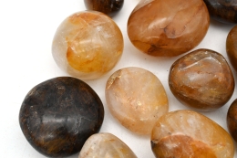 Bergkristall gelb (Golden Healer) Trommelsteine Jumbo