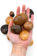 Bergkristall gelb (Golden Healer) Trommelsteine Jumbo