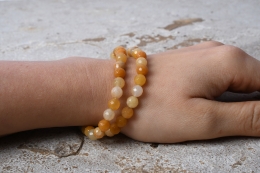 Aventurin gelb Armband facettiert 6 mm