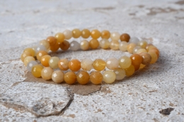 Aventurin gelb Armband facettiert 6 mm