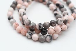 Jasper pink bead bracelet 6 mm