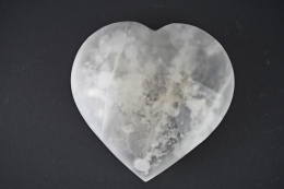 Selenite White Heart 100 - 120 mm