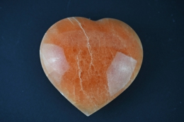 Selenite Orange Heart 100 - 120 mm