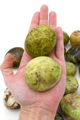 Opal gr�n�Trommelsteine Jumbo