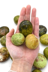 Opal gr�n�Trommelsteine Jumbo