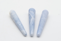 Calcit blau Massagest�be 80 - 100 mm