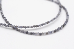 Iolite necklace faceted