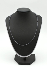 Iolite necklace faceted
